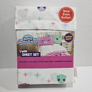 Shopkins Happy Places Twin Sheet Set